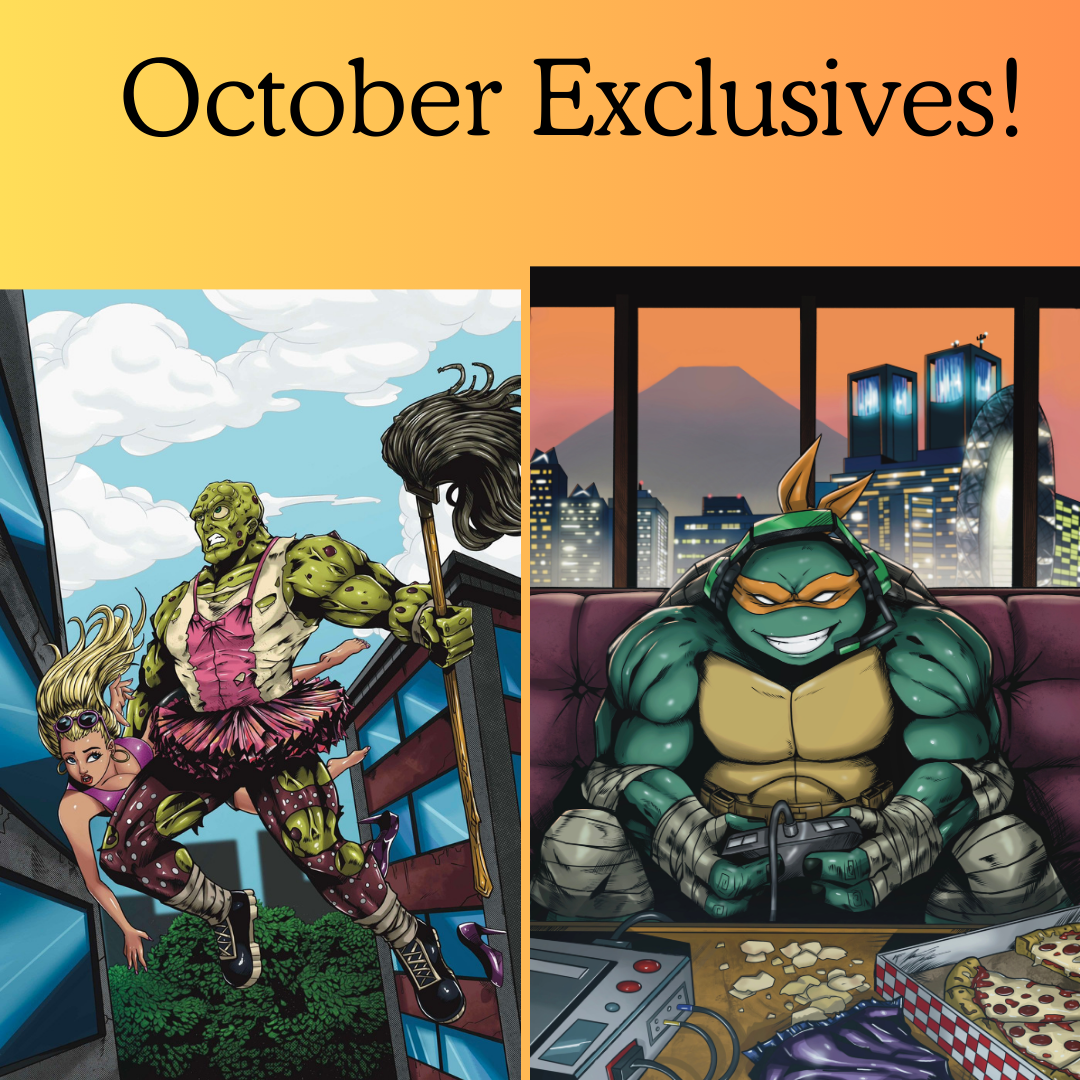 Toxic Avenger #1 and Teenage Mutant Ninja Turtles #2 by Matt Flint