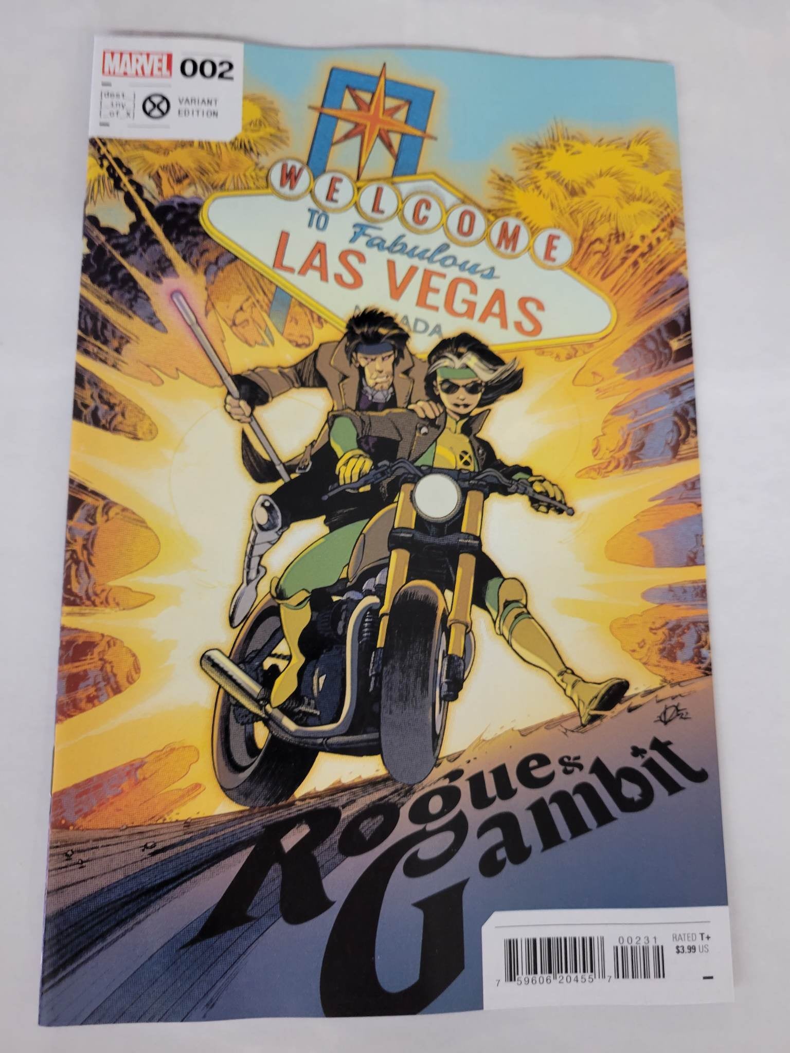 Rogue & Gambit #2 Las Vegas Variant | Funky Town Comics & Vinyl